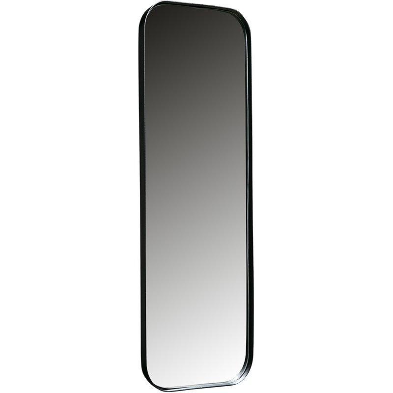 Doutzen Black Metal Rectangular Mirror