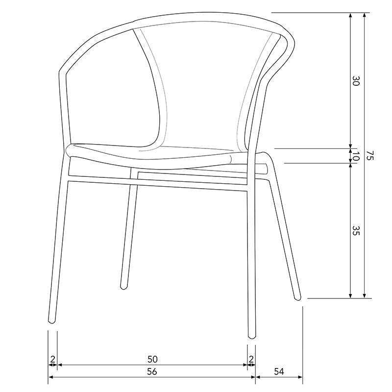 Weston Outdoor Chair (4/Set)