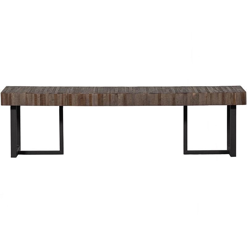 Maxime Natural Recycled Wood Dining Bench