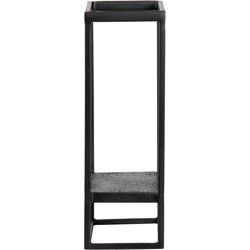 Febe Black Metal Vertical Wall Rack