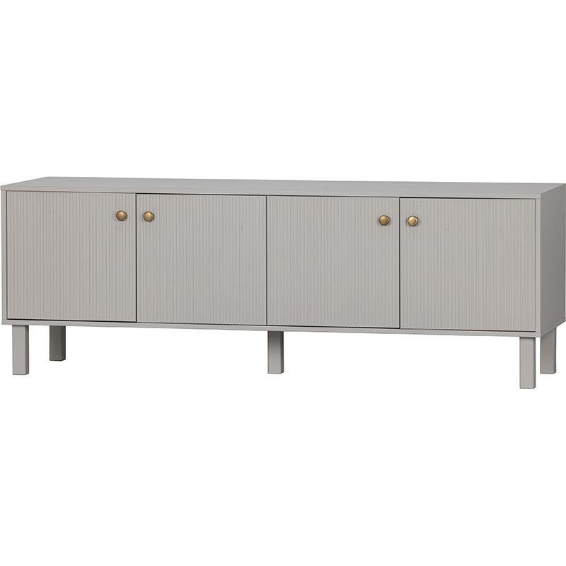 Madu Deep Cloud Grey Pine Wood TV Stand