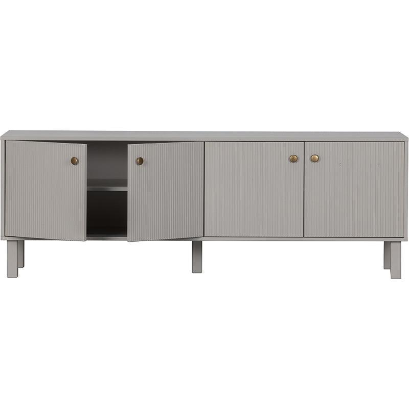 Madu Deep Cloud Grey Pine Wood TV Stand