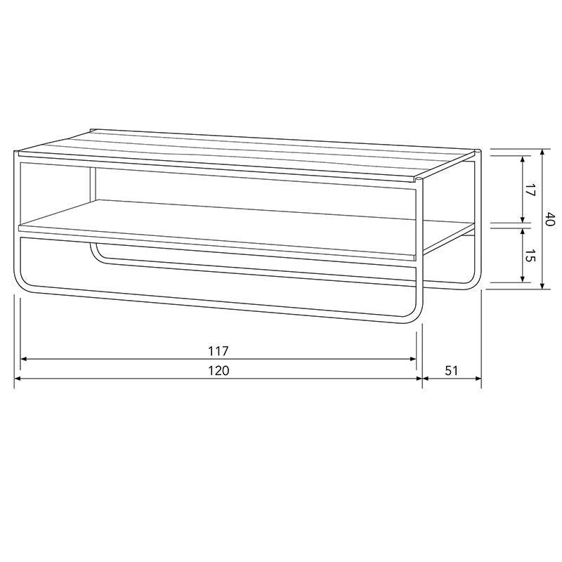 Rikkie Mango Wood Coffee Table