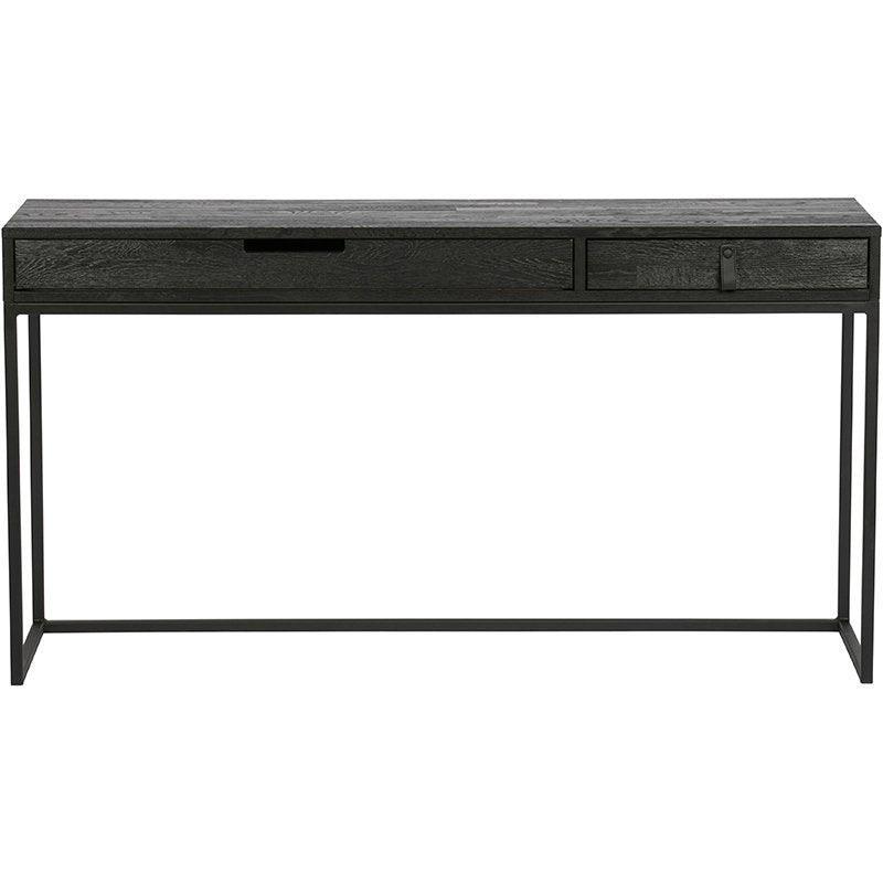 Silas Blacknight Brushed Ash Wood Desk