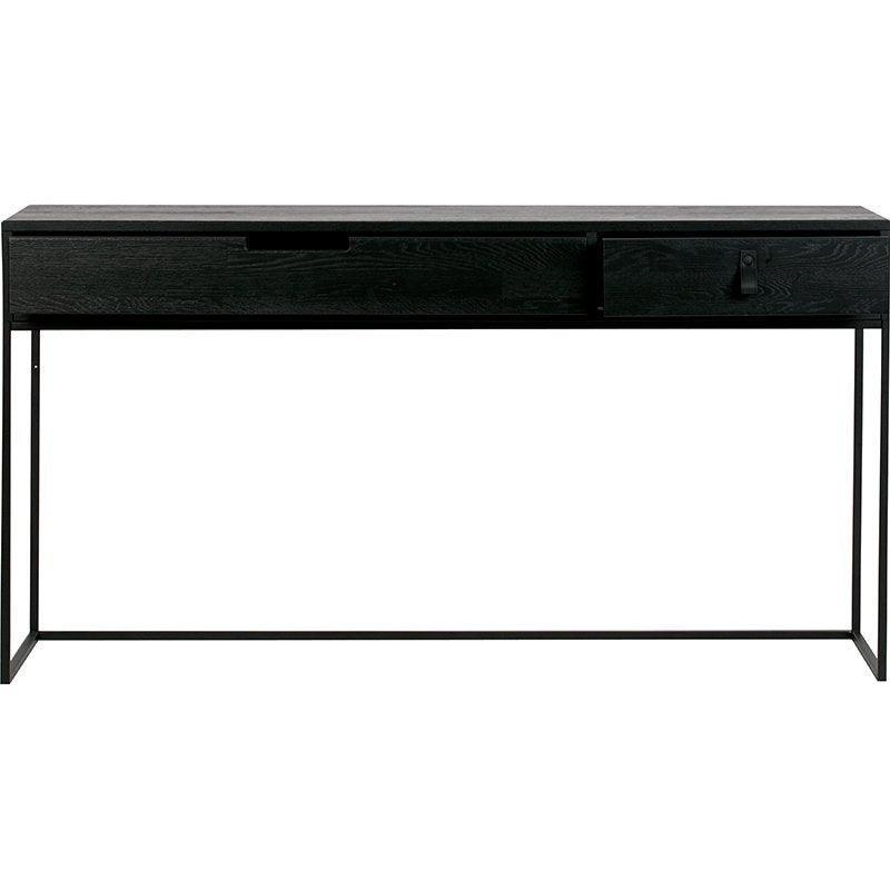 Silas Blacknight Brushed Ash Wood Side Table