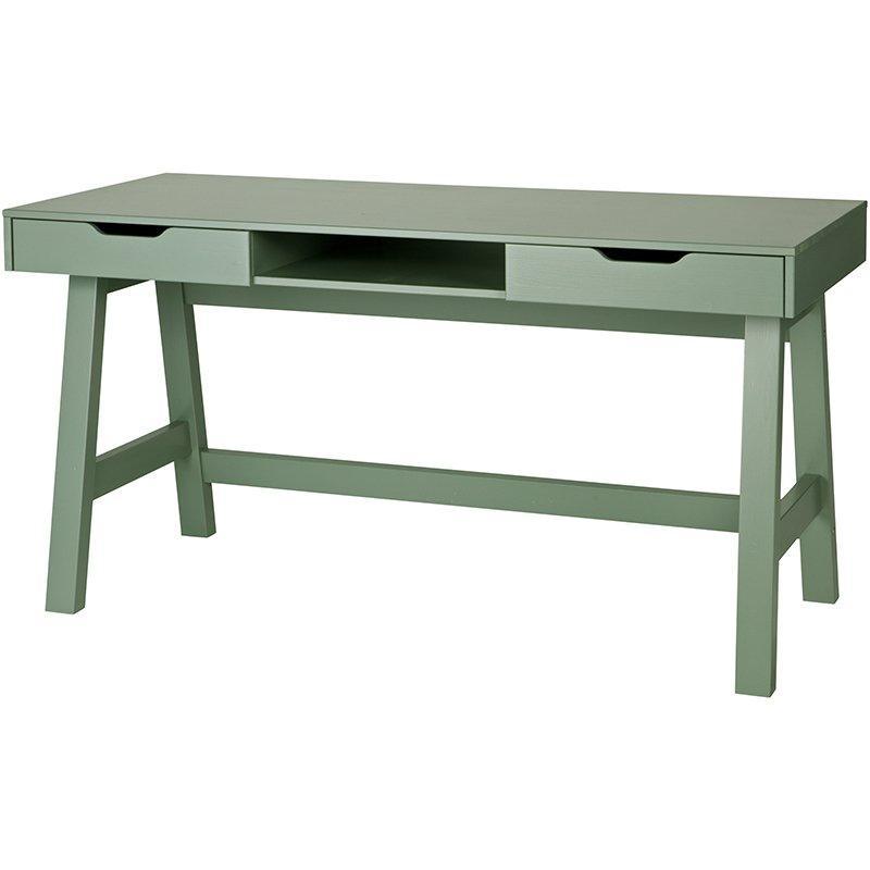 Nikki Brushed Pine Wood Desk