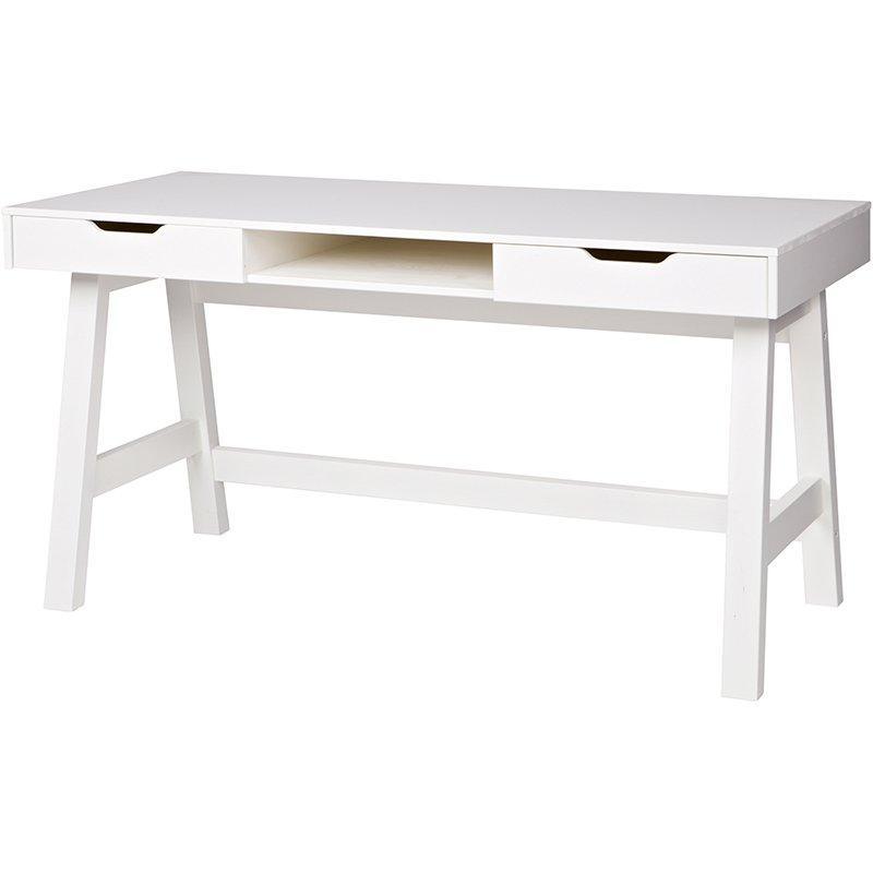 Nikki Brushed Pine Wood Desk