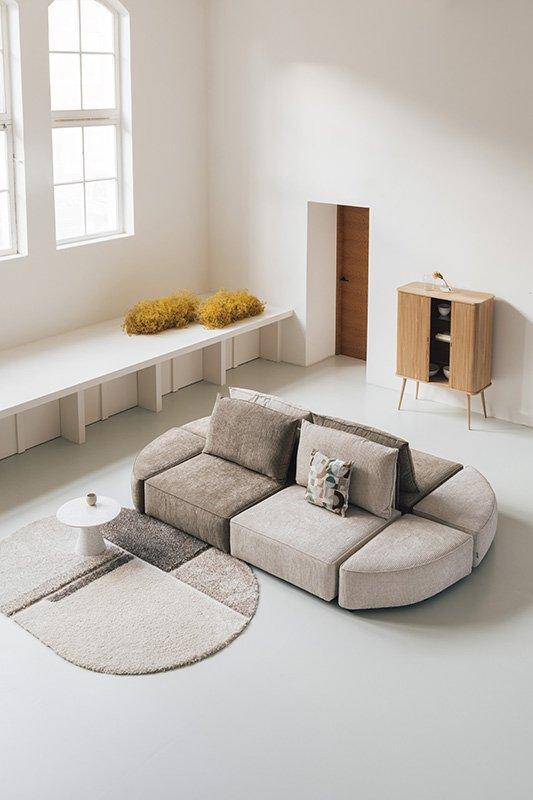 Hunter Sand with Back 1.5 Seater Element Sofa