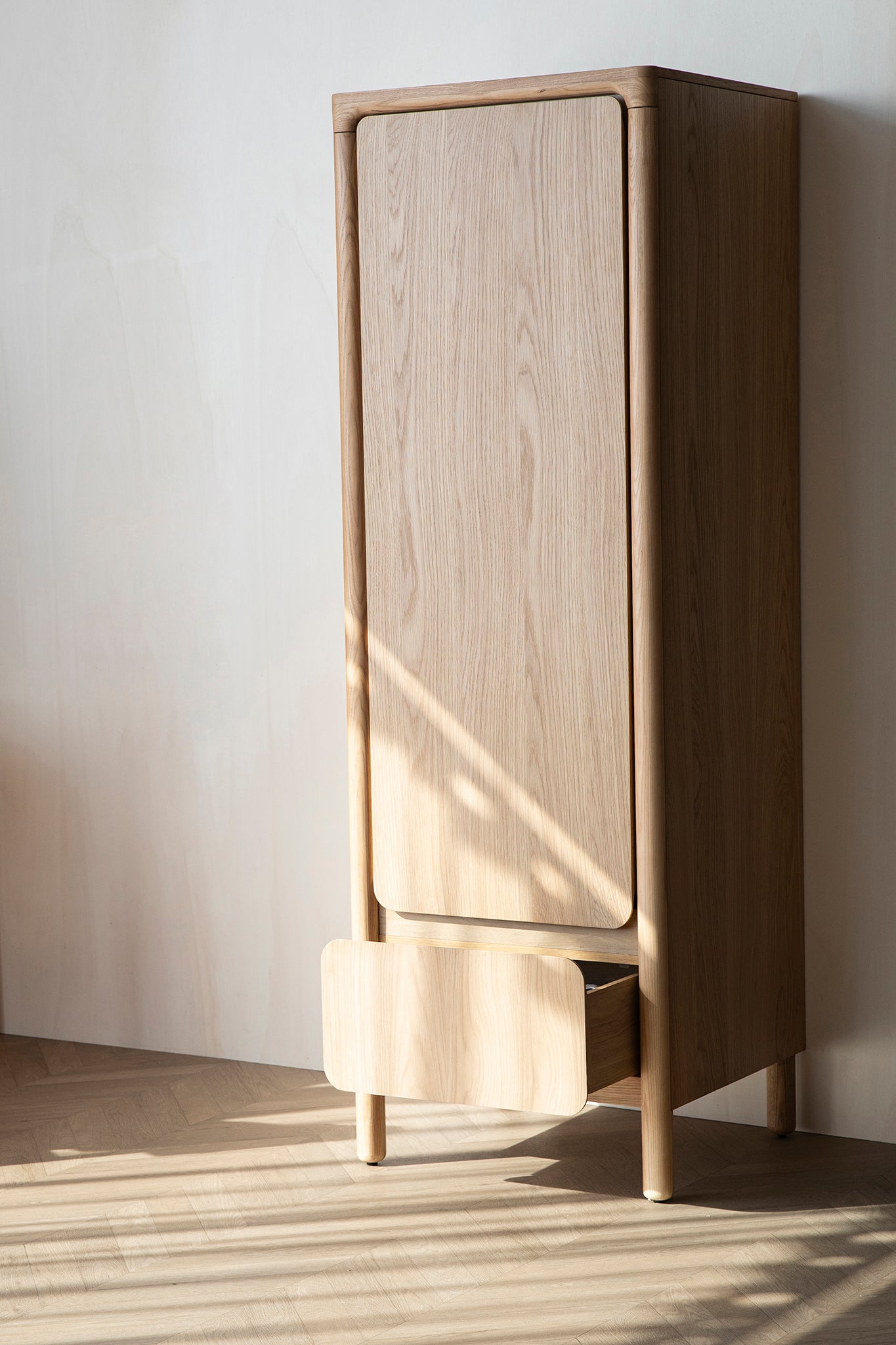 Storm Natural One Door Cabinet