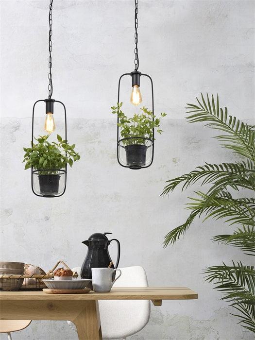 Florence Hanging Lamp With Plant Holder - WOO .Design