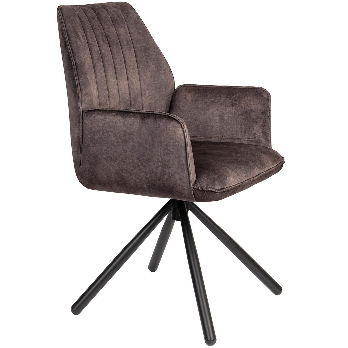 Jamie Velvet Armchair (2/Set) - WOO .Design