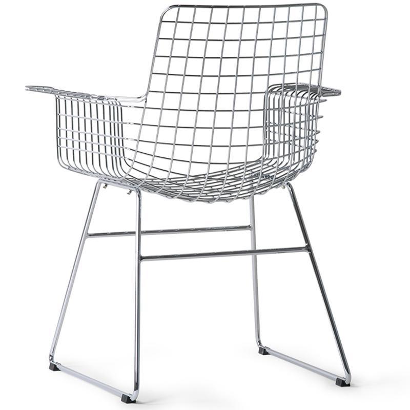 Wire Chair with Armrest - WOO .Design